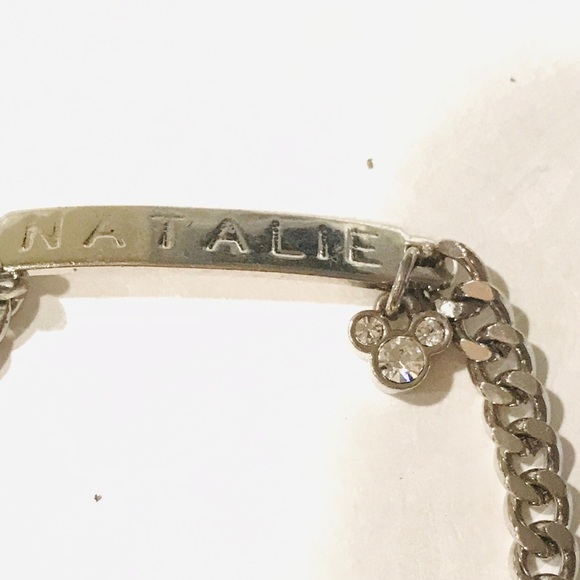 DISNEY custom Silver color Chrome Charm Bracelet - Picture 3 of 8